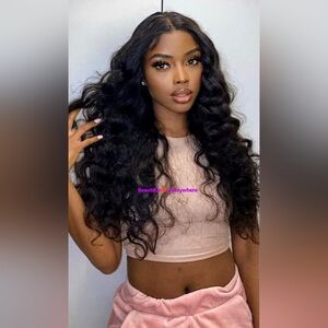 Human hair lace wig